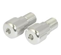 Coppia Pesi Bar End Yamaha Tipo Filettatura R6 98-06 - Argento