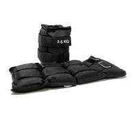 FFitness Coppia Pesi per Caviglie e Polsi da 2,5 Kg Regolabili a Strap