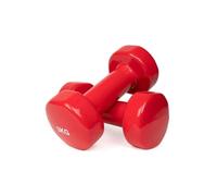 Coppia Pesi Manubri 3 kg Vinile Palestra Fitness Allenamento Esercizi Casa