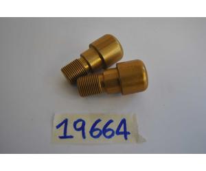 Coppia pesi manubrio Ø 13mm lunghezza 55mm Handlebar weight SEGNI STOCCAGGIO