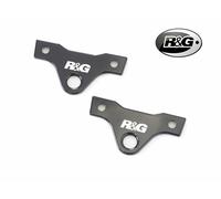 COPPIA PIASTRE AGGANCIO CINGHIE NERO R&G PER BMW S1000RR 2010-2018