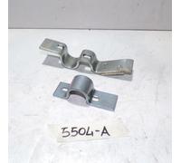 COPPIA PIASTRINE FISSA CAVALLETTO PER PIAGGIO VESPA PX PE-ARCOBALENO-T5
