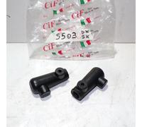 COPPIA PIEDINI CAVALLETTO IN GOMMA FORO PICCOLO 16MM PER PIAGGIO VESPA (5503)