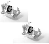 Coppia Pinze Freni Posteriori D + S per Citroën C5 III 08-,Peugeot 407 2004-