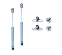 COPPIA Pistoni a Gas - Per Apertura Ante Pensili Cucina - Interasse 247mm (Apertura Verso il Basso, 80 Newton)