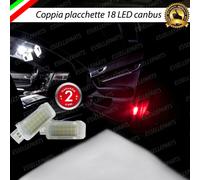 COPPIA PLACCHETTE 18 LED ANTIPOZZANGHERA AUDI A4 B9 + AVANT CANBUS 6000K