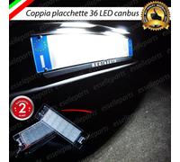 COPPIA PLACCHETTE 36 LED LUCI TARGA OPEL INSIGNIA A ST CANBUS 6000K BIANCO