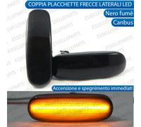 COPPIA PLACCHETTE A LED FRECCE LATERALI LED FIAT QUBO NERO FUME'