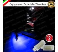 COPPIA PLACCHETTE LED ANTIPOZZANHERA 18 LED PER VW PASSAT CC LED BLU CANBUS