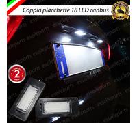 COPPIA PLACCHETTE / PLAFONIERE 18 LED LUCI TARGA CANBUS AUDI A1 A5 SPORTBACK