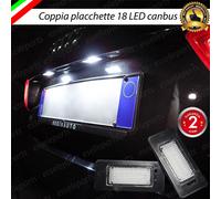 COPPIA PLACCHETTE / PLAFONIERE 18 LED LUCI TARGA CANBUS AUDI TT 8J ROADSTER, RS5