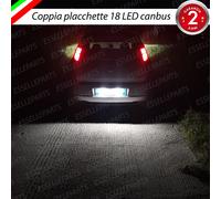 COPPIA PLACCHETTE / PLAFONIERE 18 LED LUCI TARGA CANBUS GRANDE PUNTO EVO BRAVO