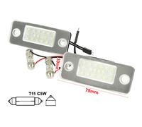Coppia plafoniera Kit Luci Targa Led A8 D3 2002-2010 Bianco Canbus No Error