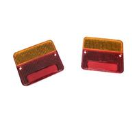 COPPIA PLASTICA TRASPARENTE FANALE POSTERIORE APE PIAGGIO POKER