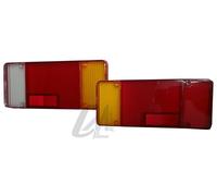 COPPIA PLASTICHE DX SX FANALE POSTERIORE IVECO DAILY/ CITROEN/ PEUGEOT/ DUCATO