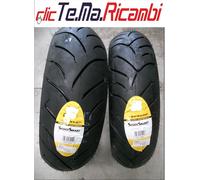 COPPIA PNEUMATICI 120 80 14S 150 70 14S DUNLOP SCOOTSMART XC 300 VERCITY ,