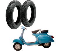 COPPIA PNEUMATICI 3 50 10 350 10 59J VESPA 125 150 200 D'EPOCA VEERUBBER VRM054