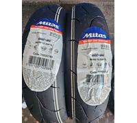 Coppia pneumatici 90/90-10 50P MITAS MC34 TL DOT2025 USO SPORTIVO