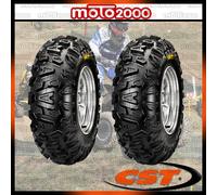 COPPIA PNEUMATICI COPERTONI GOMME ANTERIORI CST 27x9-12 ABUZZ CU01 PER QUAD ATV