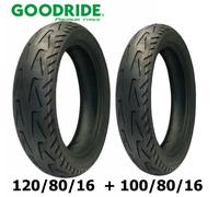 COPPIA PNEUMATICI COPERTONI GOMME DEESTONE 120 80 16 - 100 80 16 X SH125 150