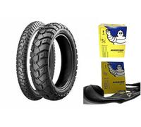 COPPIA PNEUMATICI HEIDENAU K60 90/90-21 120/90-18 CON COPPIA CAMERE MICHELIN