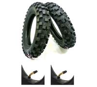Coppia Pneumatici OFF Road TASSELLATE Cross 3.00 10 + Camere KTM SX 50 2009 2014