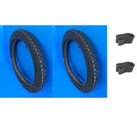 Coppia Pneumatici Vee Rubber VRM015 2.75-18 48P + Camere d'aria SCOLPITO NUOVE