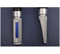 Coppia Poggiapiedi Anteriore Alu-Blu 9cm APRILIA Dorsoduro 900 2017-2020