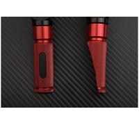 Coppia Poggiapiedi Anteriore Rosso-Nero 77mm DUCATI MONSTER 400 M400 2004-2007