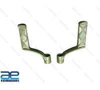 Coppia poggiapiedi anteriori BSA M20 WD Rigid Riders verde 1939 -1945 66-4913...