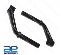 Coppia Poggiapiedi Braccio Kit LH & Rh Acciaio Nero Per Reale Enfield G Modello