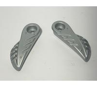 Coppia Poggiapiedi Passeggero MBK Yamaha Booster BWS dal 2004 in Poi - Argento
