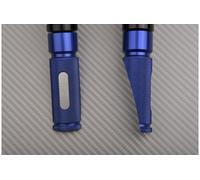 Coppia Poggiapiedi Posteriore Blu-Alu HONDA X-11 X-ELEVEN CB 1100 SF 1999-2002