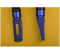 Coppia Poggiapiedi Posteriore Blu-Oro 77mm APRILIA Dorsoduro 750 2008-2016