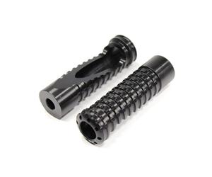 COPPIA POGGIAPIEDI UF-18 RACING NERI GILLES TOOLING UNIVERSALI