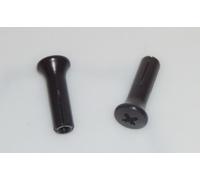 Coppia Pomello Pulsante Asta Sicura Porta per Fiat 500 F L R