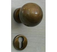 COPPIA POMI GIREVOLI PER PORTONE ART.831 OTTONE BRONZO FERREMI