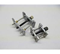 coppia porta ferma blocca movimenti case movement holder orologi watchmaker