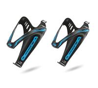 Coppia Portaborraccia X3 Green Fluo Porta Borraccia per Bicicletta Ideale per Bici Race/MTB/Gravel/Trekking Bike. Finitura Opaca. Colore: Blue. 100% Made in Italy (RO_X3_MAT_Sky)