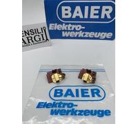 COPPIA PORTASPAZZOLE BAIER PER SCANALATORE / CAROTATRICE ECC. BDB - BSM - BDN