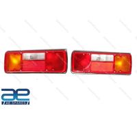 Coppia Posteriore Coda Luci Lampada 4 Funzione Per Rimorchio Roulotte Camion Jcb