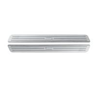Coppia profili battitacco universale acciaio inox 330x32mm