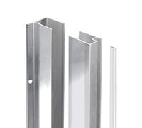 COPPIA PROFILI PER FISSAGGIO A MURO PER WALK-IN ESSENTIAL H 190 cm DHIMP