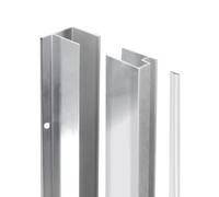 COPPIA PROFILI PER FISSAGGIO A MURO PER WALK-IN ESSENTIAL H 190 cm DHIMP