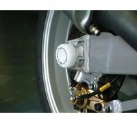 COPPIA PROTEZIONI FORCELLONE BIANCO R&G PER SUZUKI GSX-R 600 1996-2005