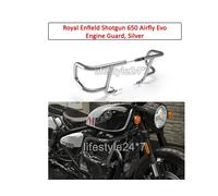 Coppia protezioni motore originali Royal Enfield "Airfly Evo, argento" per...