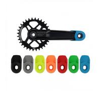 Coppia Protezioni Pedivelle Azzurre - Protezione Durevole per Pedivelle Bici e MTB