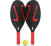 Coppia Racchette da Spiaggia Padel Beach Tennis con Pallina Morbida Set Racchettoni in Legno Mare, Spiaggia Piscina Mare Giardino, Beach Rackets Waterproof Resistenti All' Acqua