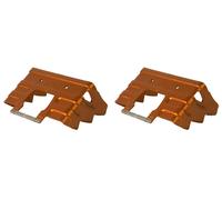 Coppia Rampanti Dynafit per TLT Crampons Dynafit Rampant 100 mm col. Arancio