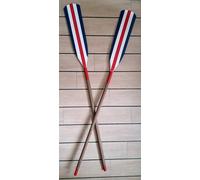 COPPIA REMI DECORATIVI in LEGNO ARREDO MARINO RISTORANTI CASA MARE IDEA REGALO